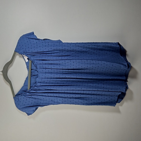 LC Lauren Conrad Tops - Lauren Conrad short sleeve blue top NWT